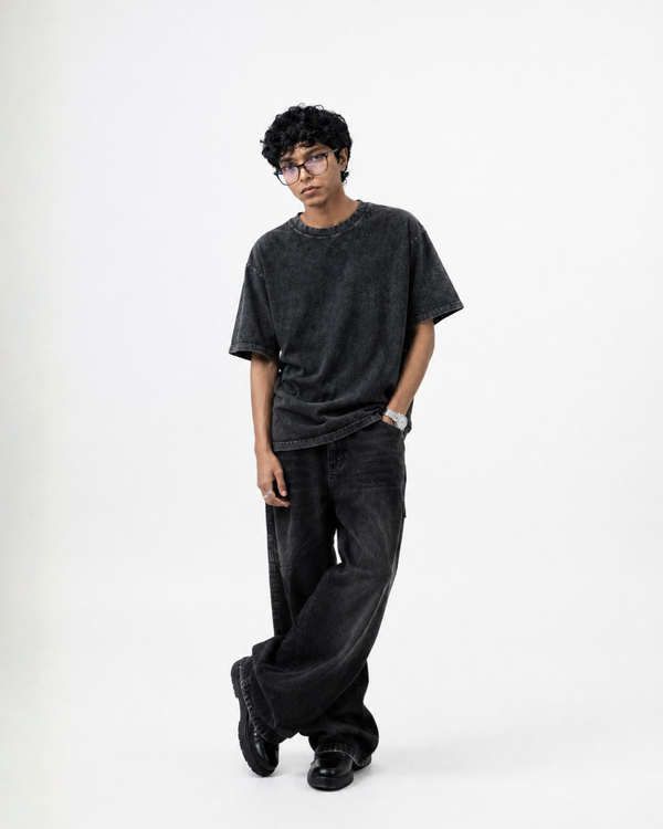 Acid Wash Baggy fit (T-Shirt) - View 2