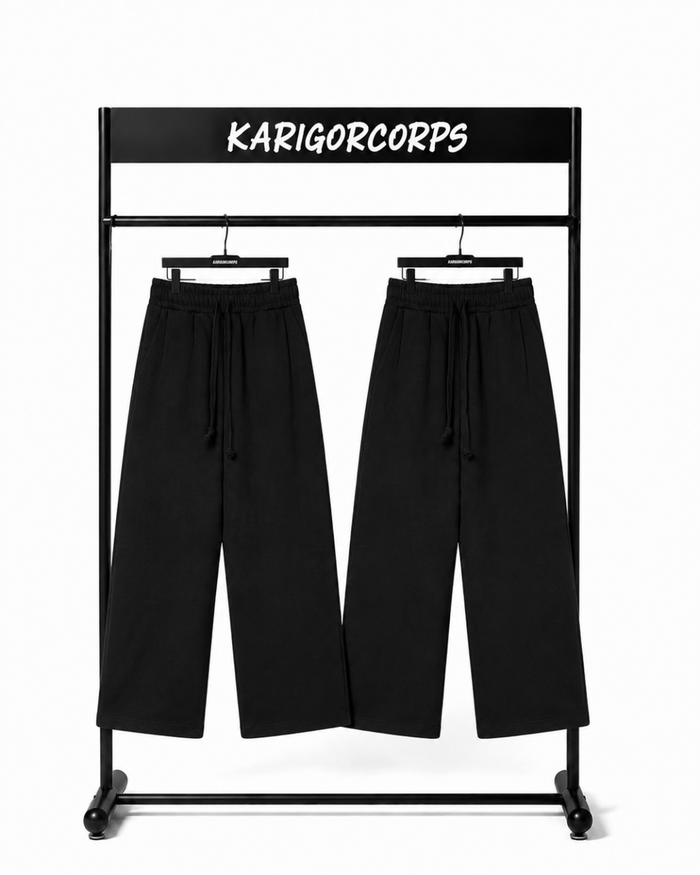 Oversize trouser pant (black)