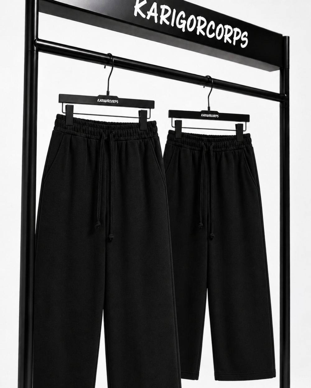 Oversize trouser pant (black) - Photo 4