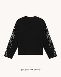 Cursive - Cropped Long Sleeve thumbnail 3