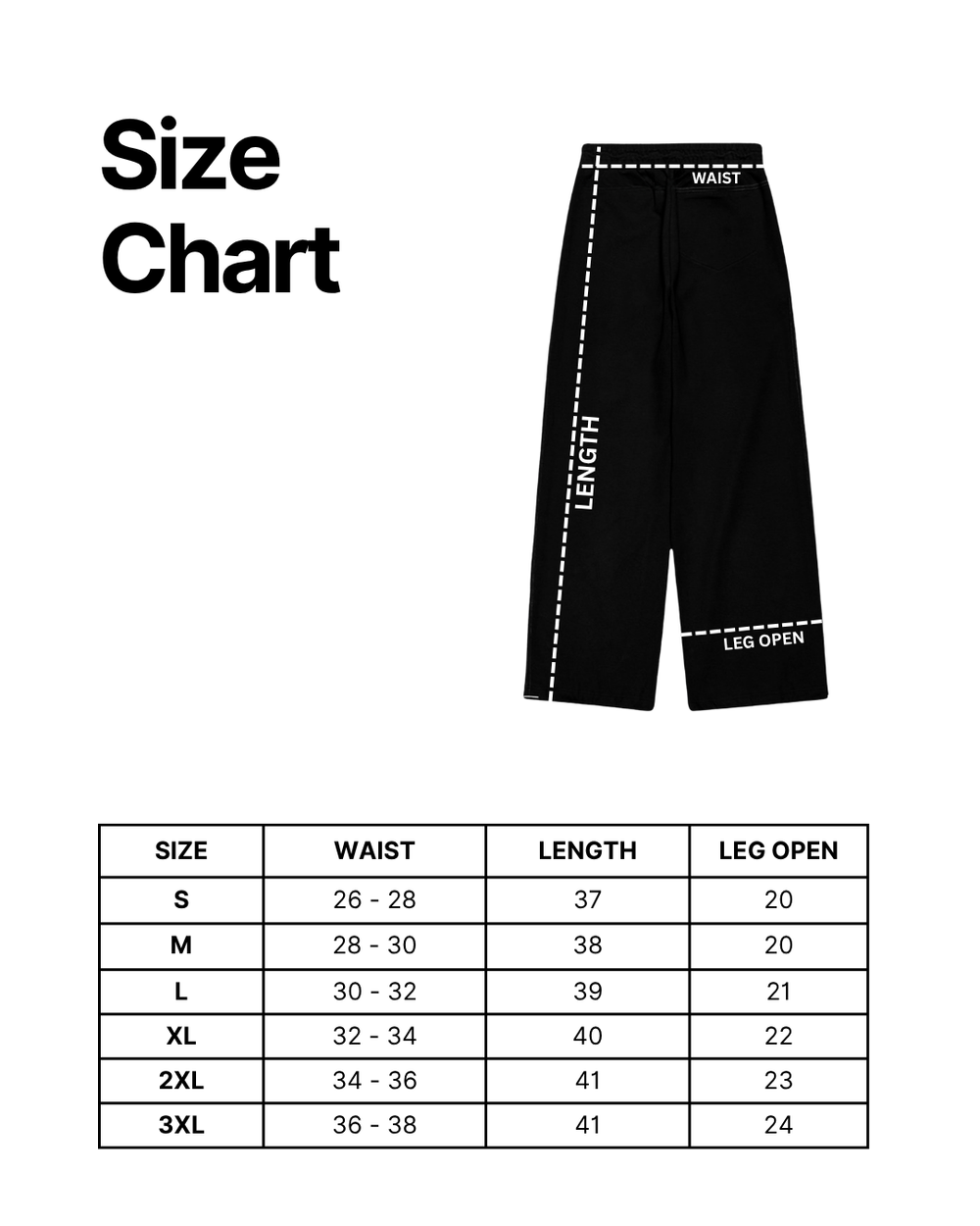 Oversize trouser pant (black) - Photo 6