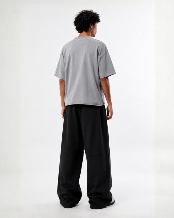 Oversize trouser pant (black) - View 3