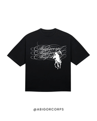 Cursive - Cropped Baggy Tee thumbnail 1