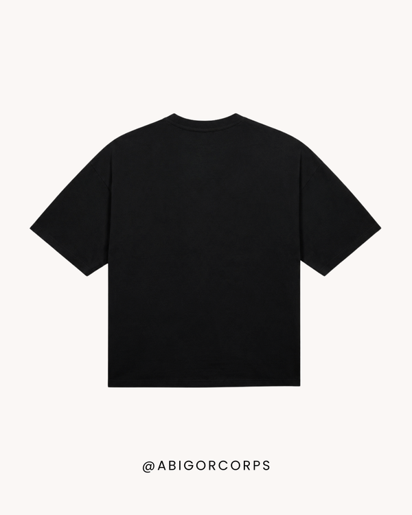 Cursive - Cropped Baggy Tee - View 3