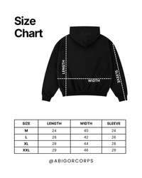 Cursive - Oversized Cropped Hoodie thumbnail 4