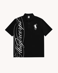 Cursive - Cropped Polo Tee thumbnail 1