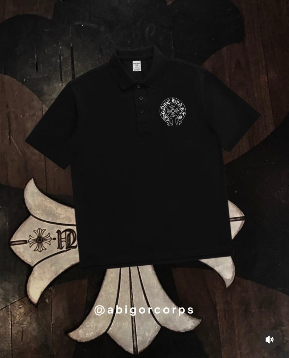 CHROME HEARTS*Polo Tee - (black)
