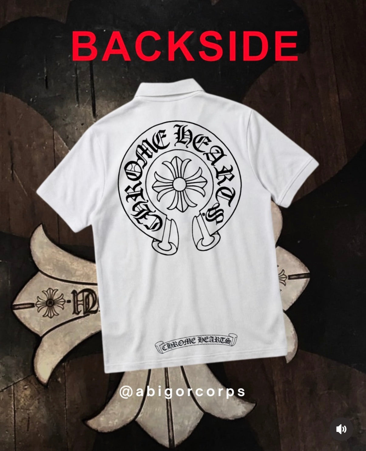 CHROME HEARTS*Polo Tee - (white)