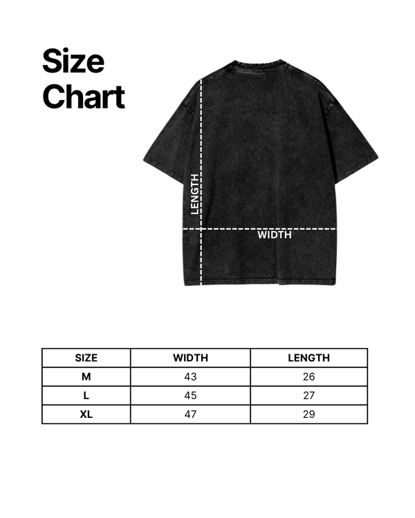 Acid Wash Baggy fit (T-Shirt) - View 5